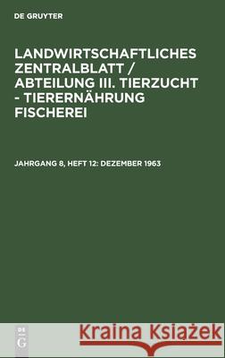 Dezember 1963 No Contributor 9783112578292 De Gruyter
