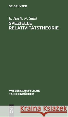 Spezielle Relativitätstheorie Herlt, E. 9783112596050 de Gruyter