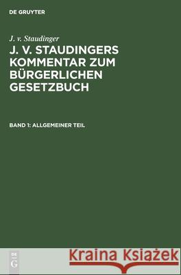 Allgemeiner Teil No Contributor 9783112601259 de Gruyter