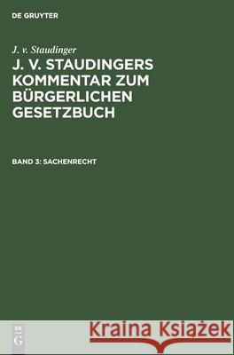 Sachenrecht No Contributor 9783112602119 de Gruyter