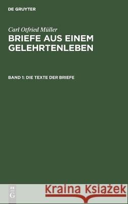 Die Texte Der Briefe Karl Svoboda, No Contributor 9783112617496 De Gruyter