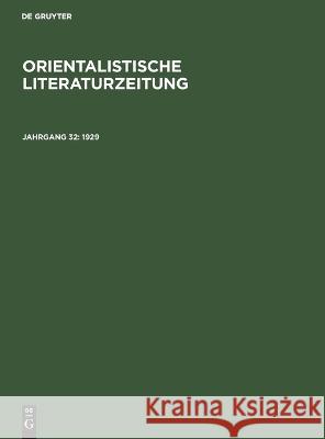 1929 No Contributor 9783112621974 De Gruyter