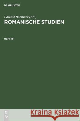 Romanische Studien No Contributor 9783112672679 de Gruyter