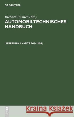 Lieferung 2: (Seite 763–1266): AUTOHB16A-B  9783112693438 De Gruyter (JL)