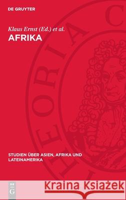 Afrika: Gegenw?rtige Soziale Prozesse Und Strukturen Klaus Ernst Leonid D. Jabločkov 9783112709221 de Gruyter