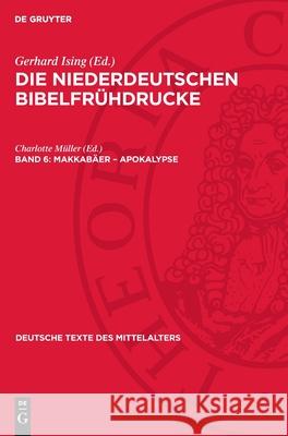 Makkabäer – Apokalypse Charlotte Müller 9783112715987 De Gruyter (JL)