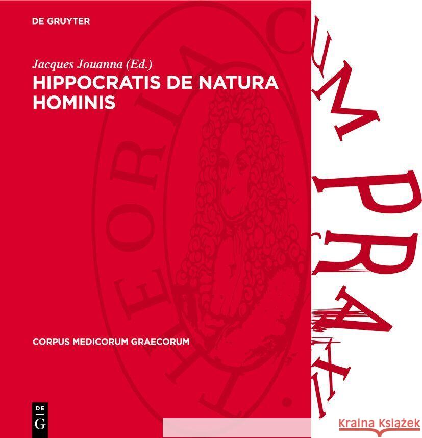 Hippocratis de Natura Hominis Jacques Jouanna 9783112738009