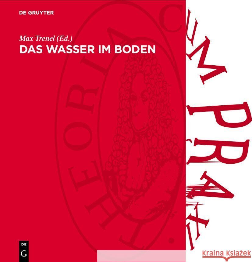 Das Wasser Im Boden Max Trenel Alexei A. Rode 9783112738023 de Gruyter