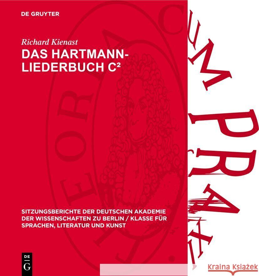 Das Hartmann-Liederbuch C2 Richard Kienast 9783112738641