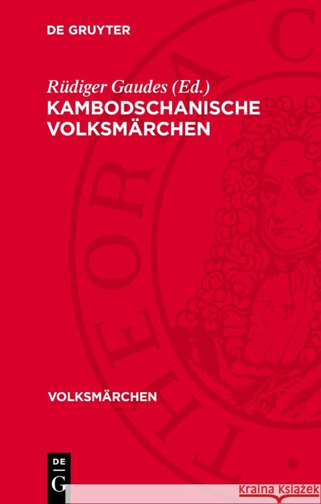 Kambodschanische Volksmärchen Rüdiger Gaudes 9783112752609