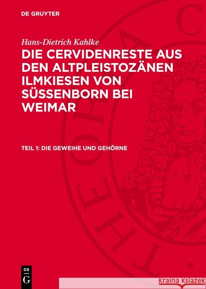 Die Geweihe und Gehörne Hans-Dietrich Kahlke 9783112752906