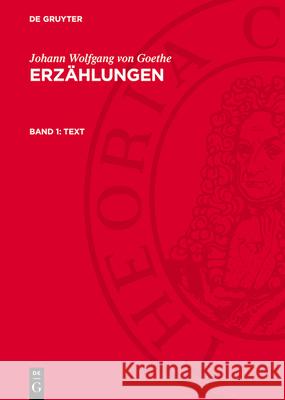 Text: AVGOE-B, Band 1  9783112785423 De Gruyter (JL)