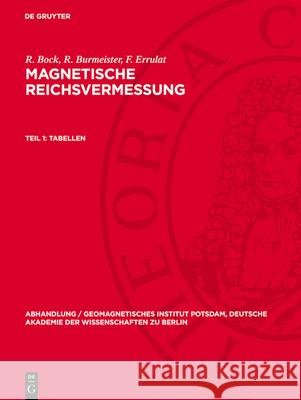 Tabellen  9783112787465 De Gruyter (JL)