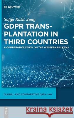 GDPR Transplantation in Third Countries 1. Sofija Rasic 9783119142946