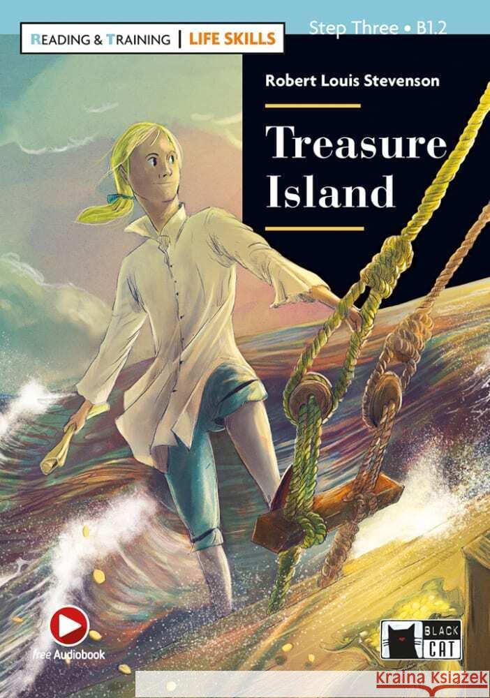 Treasure Island : Niveau B1.2.. Mit Audio-Angebot Stevenson, Robert Louis 9783125000322 Klett Sprachen