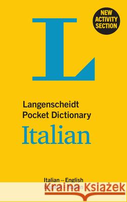 Langenscheidt Pocket Dictionary Italian: Italian-English/English-Italian Langenscheidt Editorial Team 9783125140295