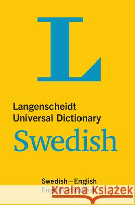 Langenscheidt Universal Dictionary Swedish: Swedish-English/English-Swedish Langenscheidt Editorial Team 9783125140387 Langenscheidt bei PONS