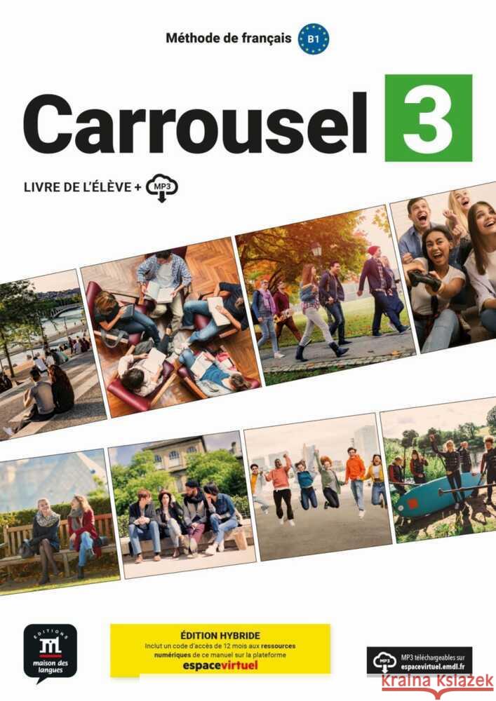 Carrousel 3 - Édition Hybride Barbera, Christelle, Lesage, Solenn, Quétel, Amandine 9783125280243