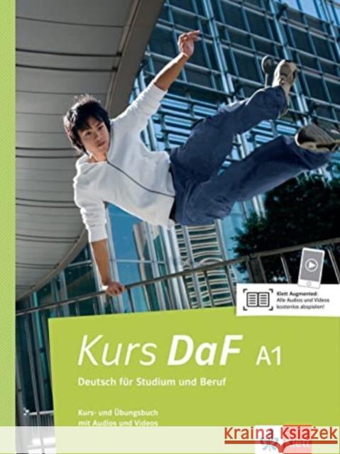 Kurs DaF A1 - Deutsch fur Studium und Beruf Kurs- und Ubungsbuch mit Audios und Videos Friederike Jin 9783126768382 Klett (Ernst) Verlag,Stuttgart