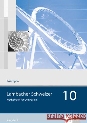 10. Schuljahr, Lösungen Drüke-Noe, Christina Eisfeld, Harald Herd, Edmund 9783127348033