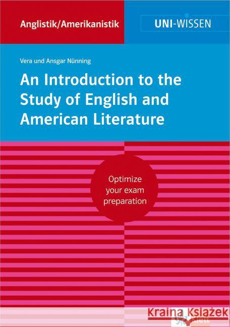 An Introduction to the Study of English and American Literature : Optimize your exam preparation Nünning, Vera; Nünning, Ansgar 9783129390252 Klett