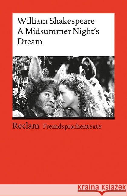 A Midsummer Night's Dream : Englischer Text mit deutschen Worterklärungen. B2 (GER) Shakespeare, William Reitz, Bernhard  9783150092477