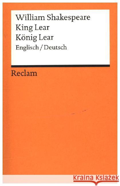 King Lear / König Lear : Englisch-Deutsch Shakespeare, William Borgmeier, Raimund Puschmann-Nalenz, Barbara 9783150094440 Reclam, Ditzingen