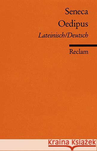 Oedipus Seneca   9783150097175 Reclam, Ditzingen