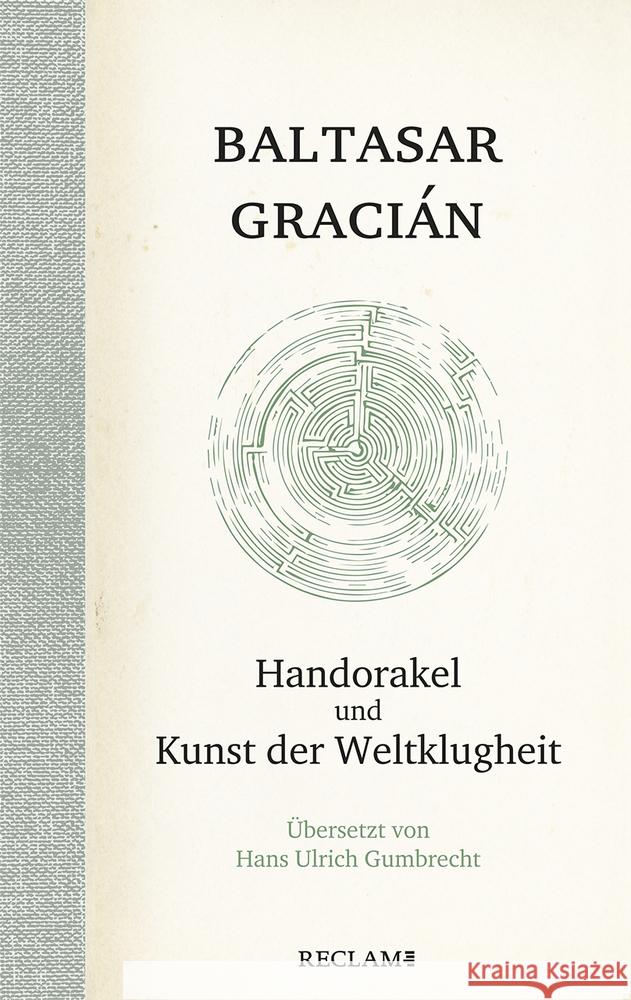Handorakel und Kunst der Weltklugheit Gracián, Balthasar 9783150109274 Reclam, Ditzingen
