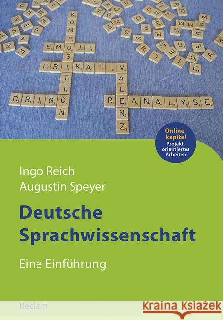 Deutsche Sprachwissenschaft : Eine Einführung Speyer, Augustin; Reich, Ingo 9783150112762