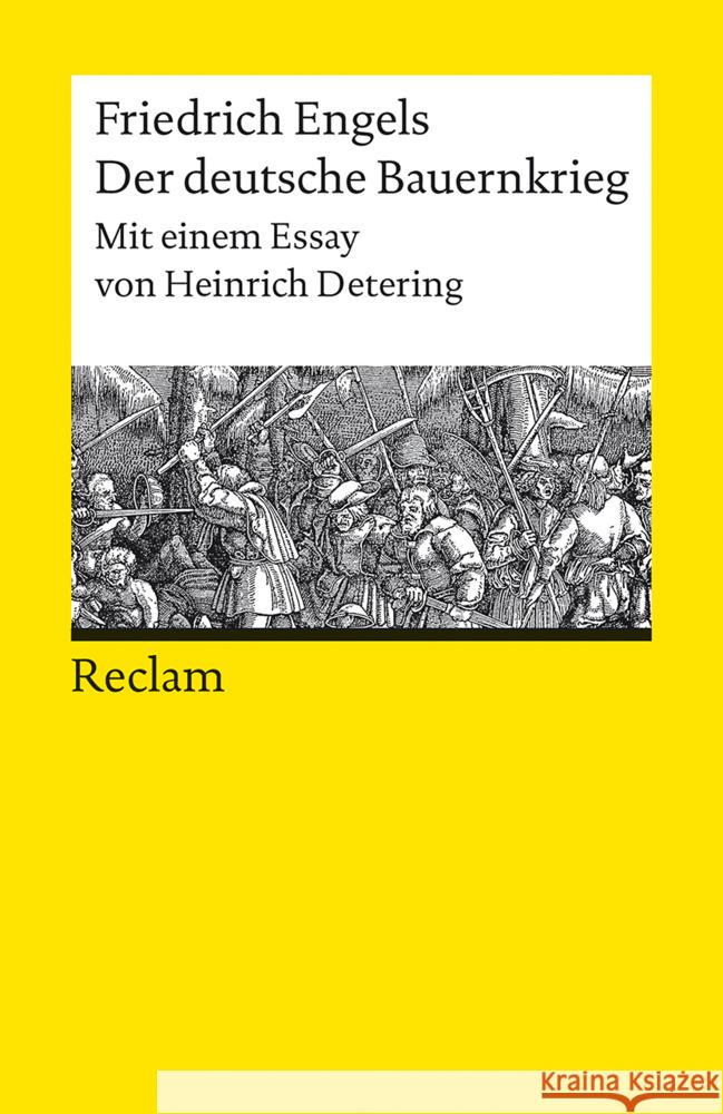 Der deutsche Bauernkrieg Engels, Friedrich 9783150143339
