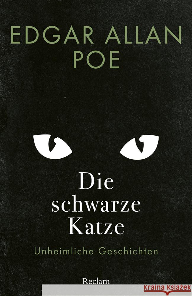 Die schwarze Katze Poe, Edgar Allan 9783150144244 Reclam, Ditzingen