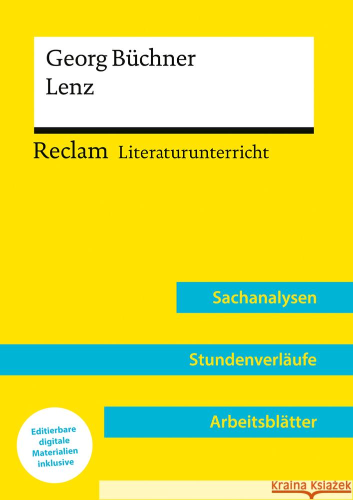 Georg Büchner: Lenz Bekes, Peter 9783150158357 Reclam, Ditzingen
