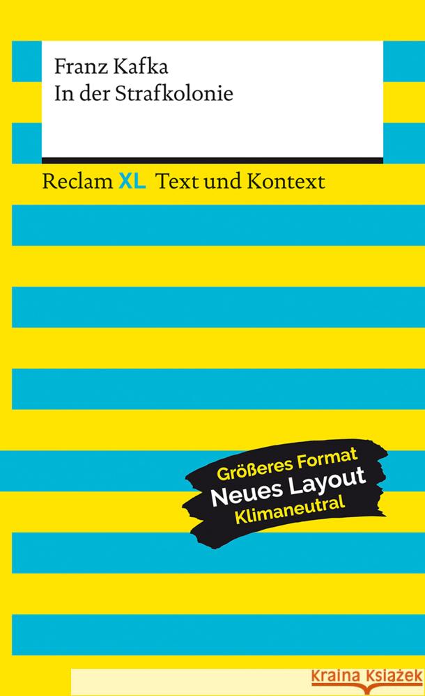 In der Strafkolonie. Textausgabe mit Kommentar und Materialien Kafka, Franz 9783150161616