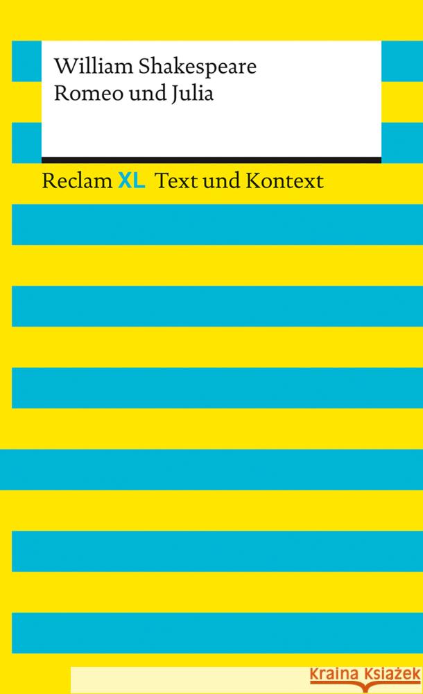 Romeo und Julia. Textausgabe mit Kommentar und Materialien Shakespeare, William 9783150161654 Reclam, Ditzingen