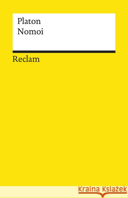 Nomoi Platon 9783150193556