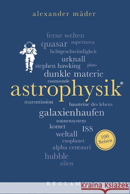 Astrophysik Mäder, Alexander 9783150204344 Reclam, Ditzingen