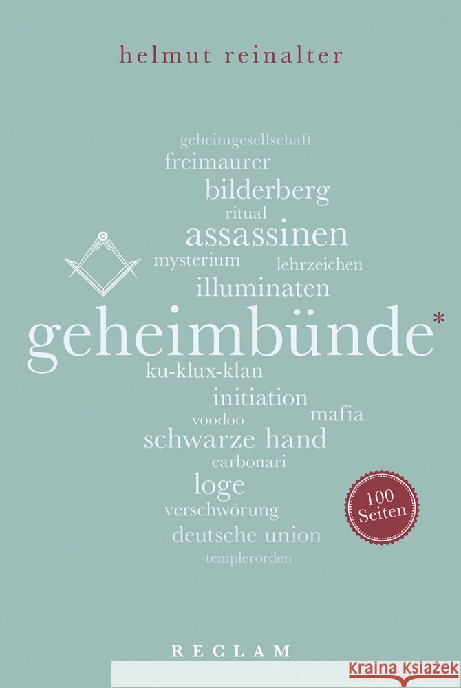 Geheimbünde Reinalter, Helmut 9783150205426