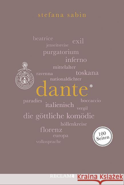 Dante. 100 Seiten Sabin, Stefana 9783150205730 Reclam, Ditzingen