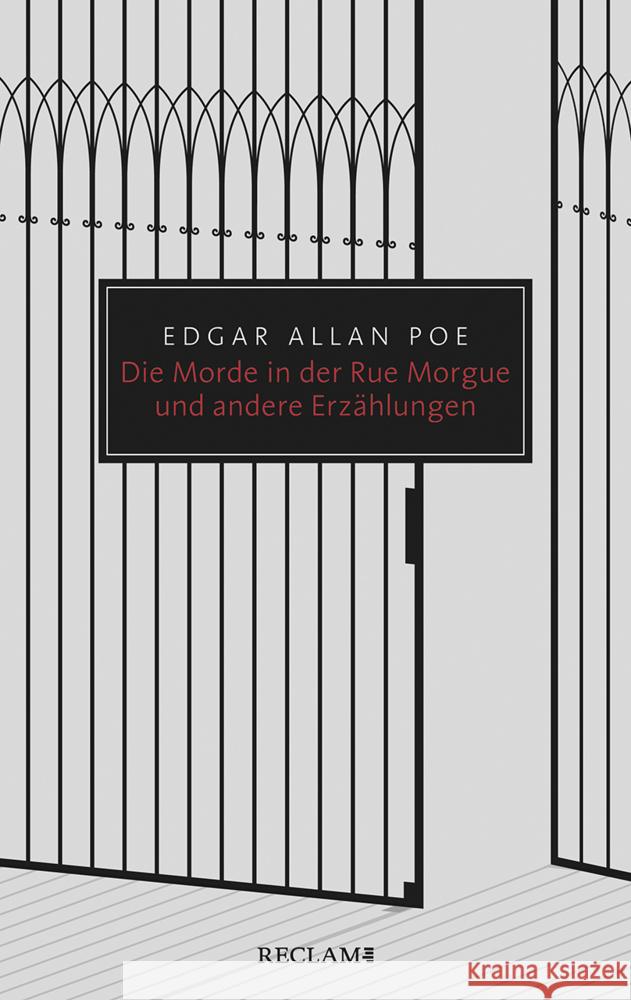 Die Morde in der Rue Morgue und andere Erzählungen Poe, Edgar Allan 9783150206089