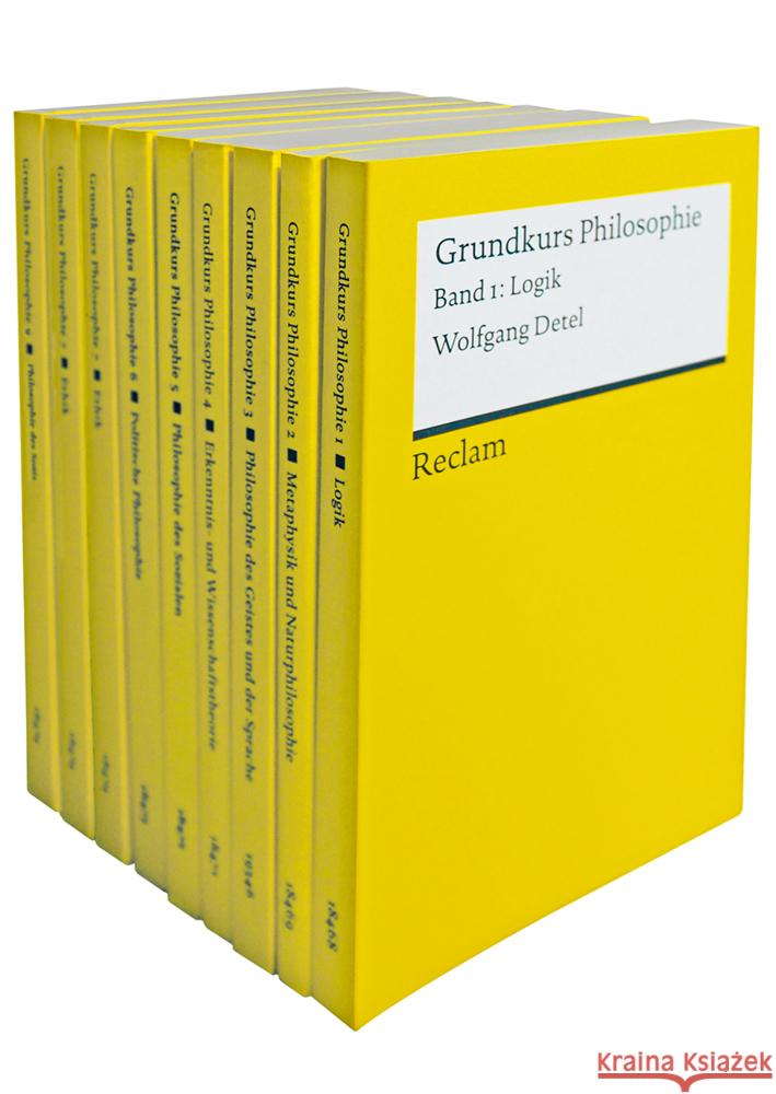 Grundkurs Philosophie Detel, Wolfgang, Celikates, Robin, Gosepath, Stefan 9783150300923 Reclam, Ditzingen