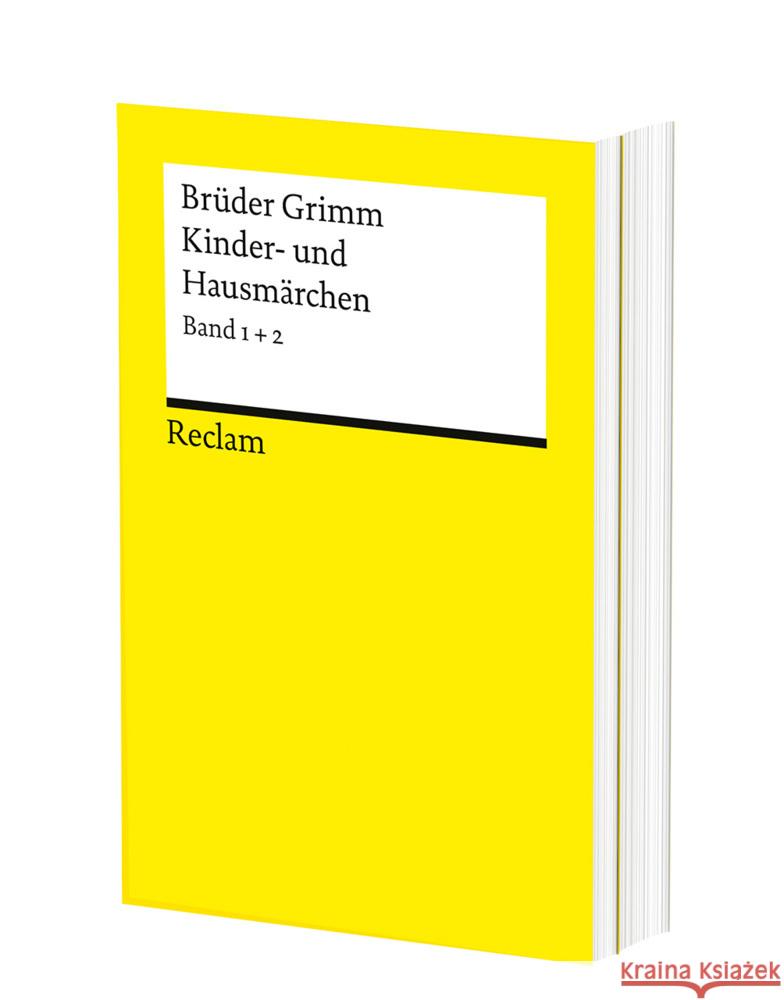 Kinder- und Hausmärchen. Märchen Nr. 1-200, Herkunftsnachweise, Nachwort Grimm, Jacob 9783150300985 Reclam, Ditzingen