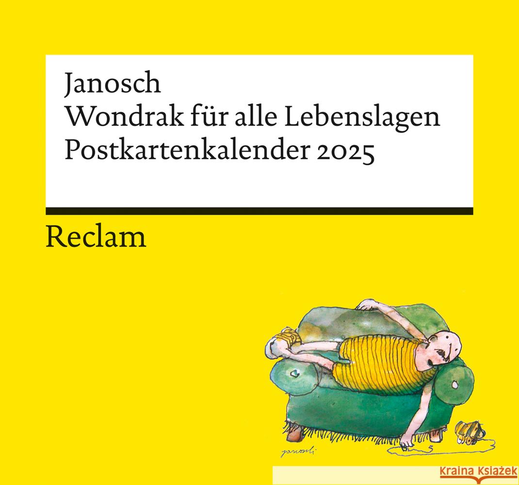 Janosch: »Wondrak für alle Lebenslagen« (Postkartenkalender 2025) Janosch 9783150950241