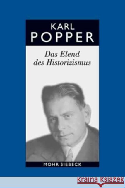 Karl R. Popper-Gesammelte Werke: Band 4: Das Elend Des Historizismus Kiesewetter, Hubert 9783161480256