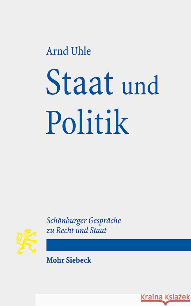 Staat und Politik Uhle, Arnd 9783161640940 Mohr Siebeck