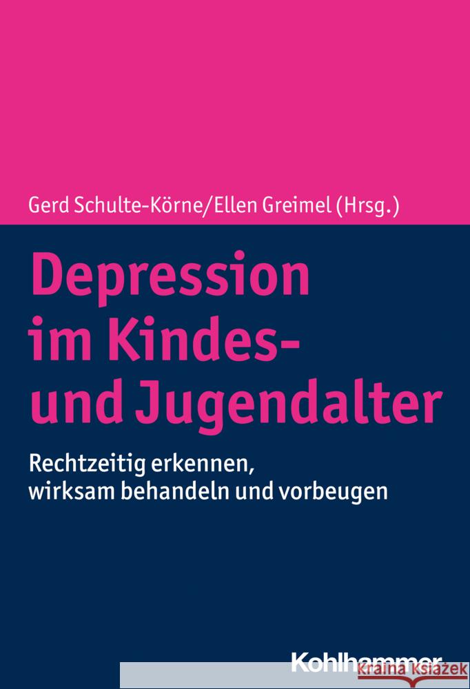 Depression im Kindes- und Jugendalter  9783170387362 Kohlhammer