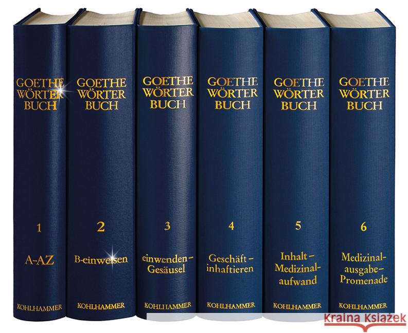 Goethe Worterbuch, Band 7, Leinen Michael Niedermeier Rudiger Welter Christiane Schlaps 9783170438743 Kohlhammer