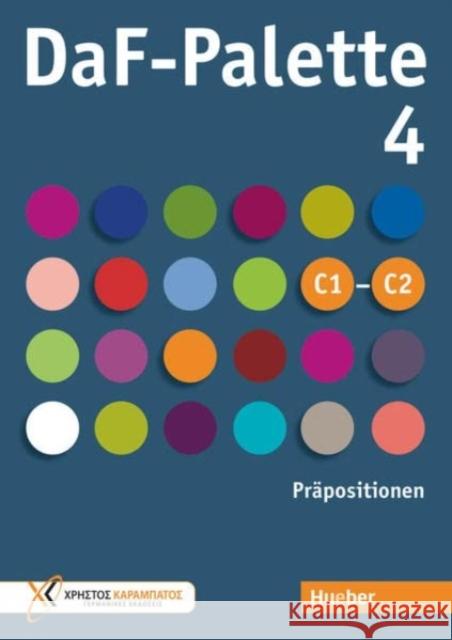 DaF-Palette 4: Präpositionen Kaltsas, Petra 9783192416842