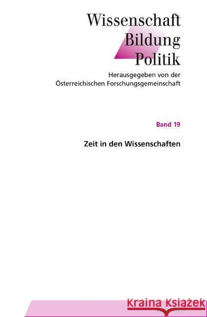 Zeit in Den Wissenschaften Kautek, Wolfgang 9783205204992