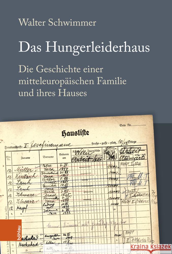 Das Hungerleiderhaus: Die Geschichte Einer Mitteleuropaischen Familie Und Ihres Hauses Walter Schwimmer 9783205219309